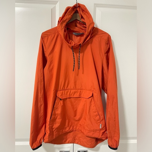 CHROME- Mens Buckman Packable Anorak Mecca Orange size small - Picture 2 of 7
